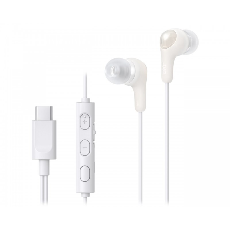 JVC HA-FR9UC Kopfhörer Kabelgebunden im Ohr Anrufe Musik USB Typ-C Weiß