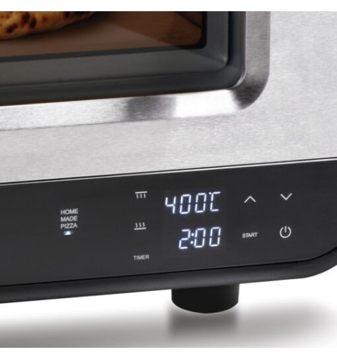 Macom 884 pizza maker oven 1 pizza(s) 1700 W Black, Stainless steel