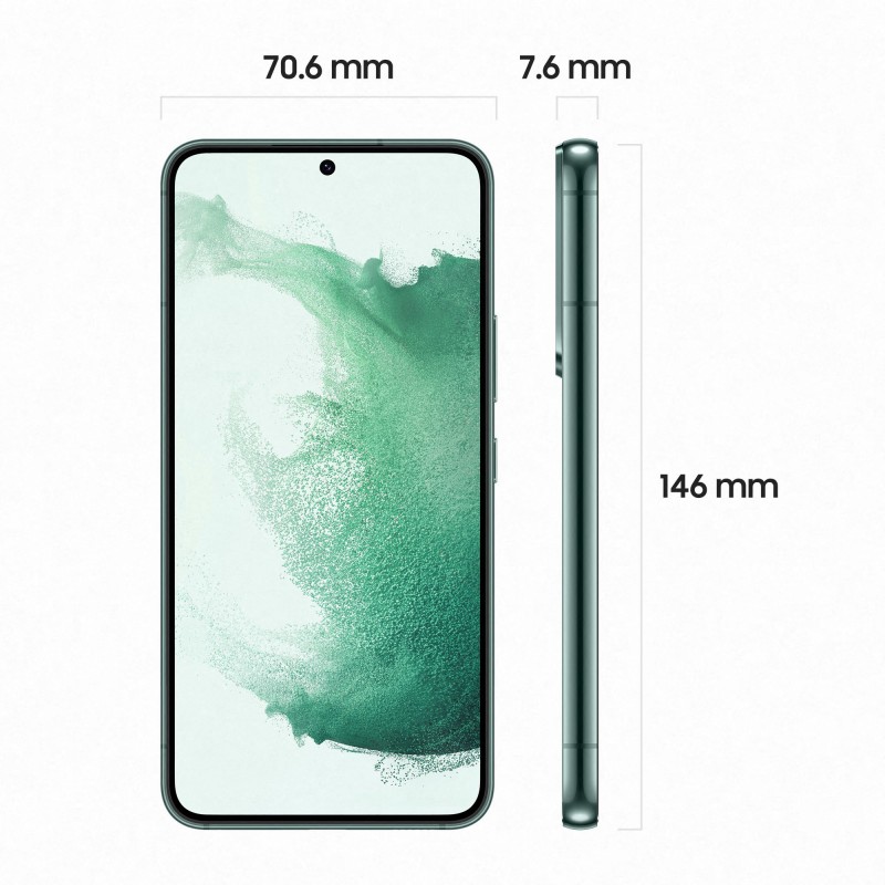 Samsung Galaxy S22 SM-S901B 15,5 cm (6.1") Double SIM Android 12 5G USB Type-C 8 Go 256 Go 3700 mAh Vert