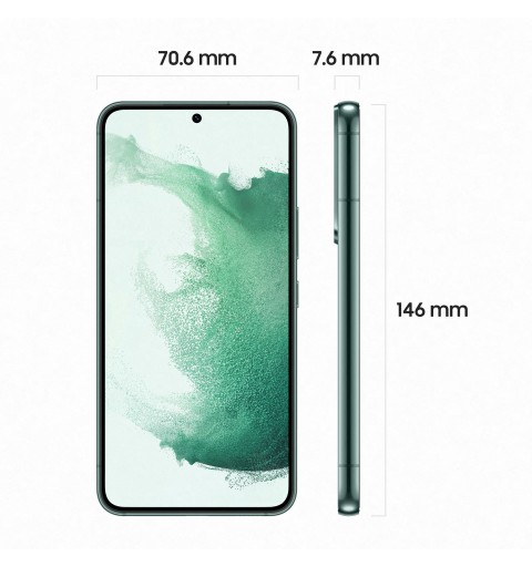 Samsung Galaxy S22 SM-S901B 15.5 cm (6.1") Dual SIM Android 12 5G USB Type-C 8 GB 256 GB 3700 mAh Green