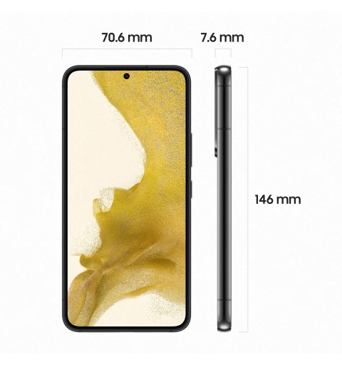 Samsung Galaxy S22 SM-S901B 15,5 cm (6.1") Double SIM Android 12 5G USB Type-C 8 Go 256 Go 3700 mAh Noir