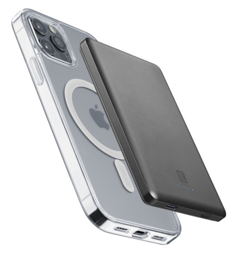 Cellularline Mag Lite 5000 5000 mAh Cargador inalámbrico Gris