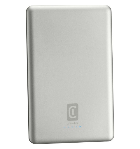 Cellularline Mag Lite 5000 5000 mAh Kabelloses Aufladen Weiß