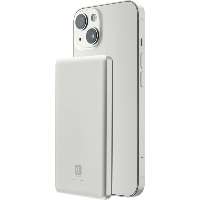 Cellularline Mag Lite 5000 5000 mAh Cargador inalámbrico Blanco