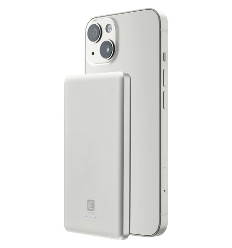 Cellularline Mag Lite 5000 5000 mAh Cargador inalámbrico Blanco