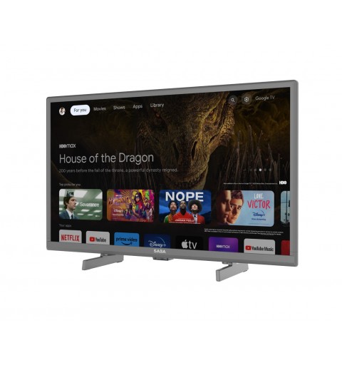 SABA SA24S78GTV TV 61 cm (24") HD Smart TV Wi-Fi Grey