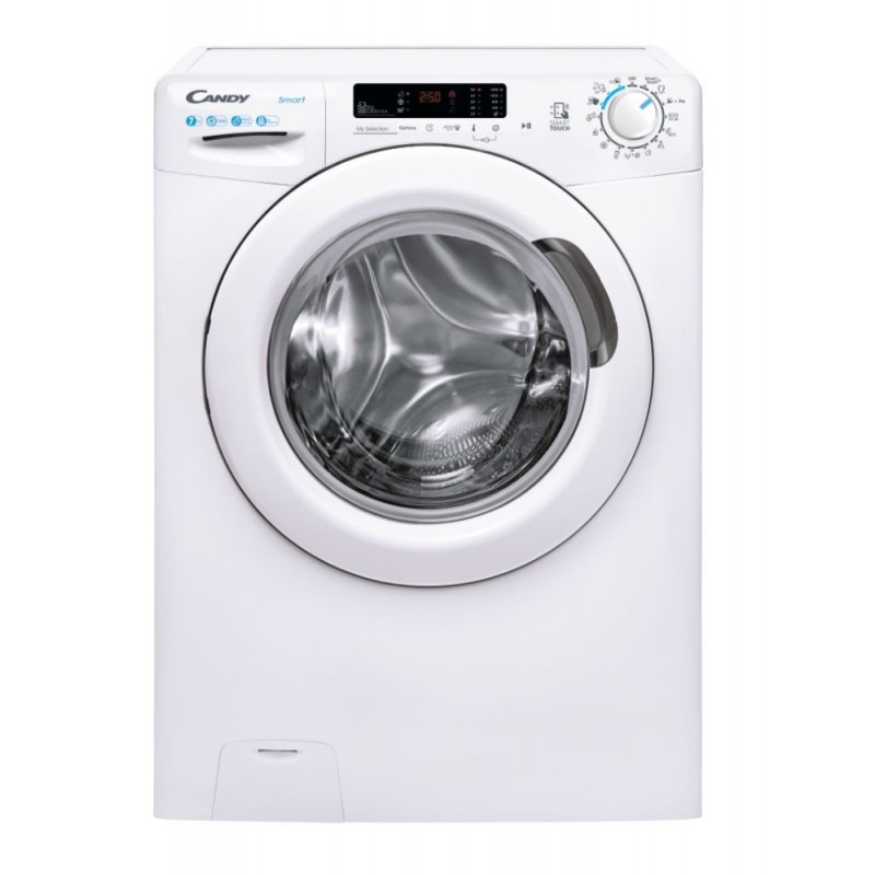 Candy Smart CS4 1272DE 1-S machine à laver Charge avant 7 kg 1200 tr min Blanc