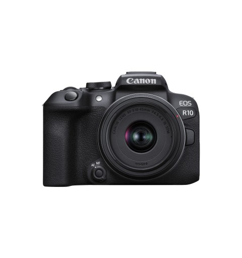 Canon EOS R10 + RF-S 18-45mm F4.5-6.3 IS STM MILC 24,2 MP CMOS 6000 x 4000 Pixel Schwarz