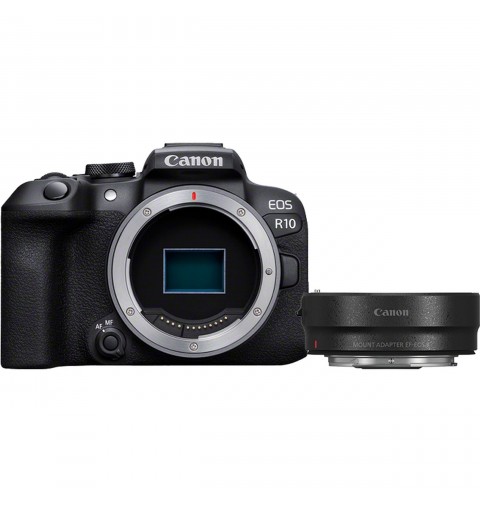 Canon EOS R10 + RF-S 18-45mm F4.5-6.3 IS STM MILC 24,2 MP CMOS 6000 x 4000 Pixel Schwarz