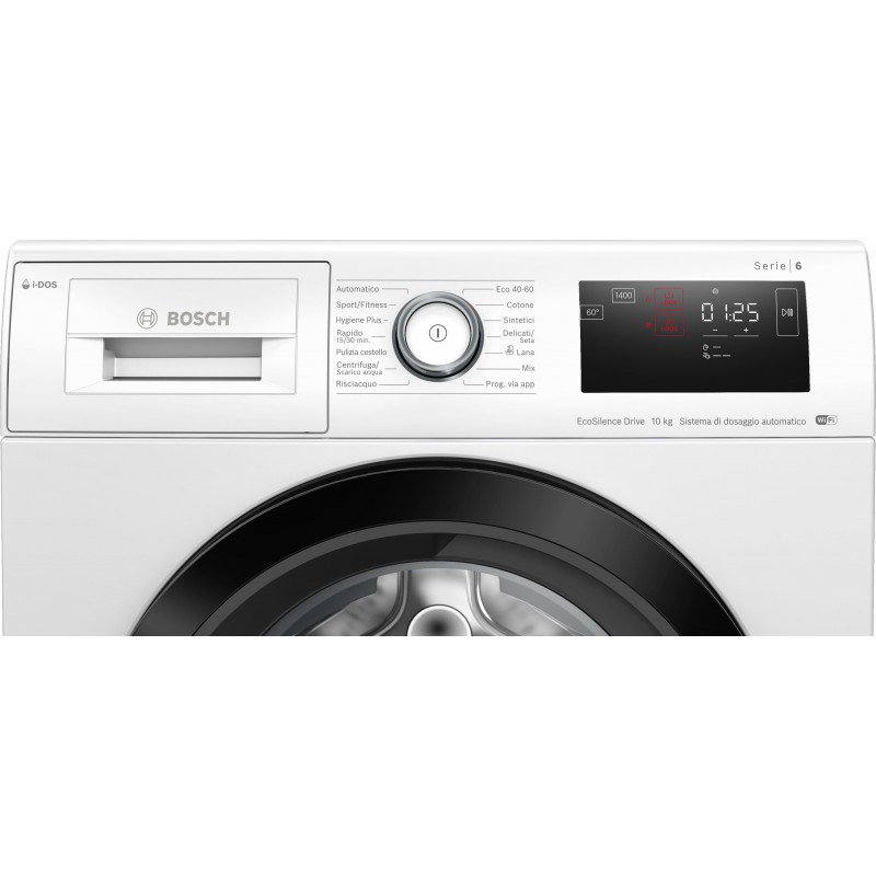 Bosch Serie 6 WAL28PH1IT machine à laver Charge avant 10 kg 1400 tr min Blanc