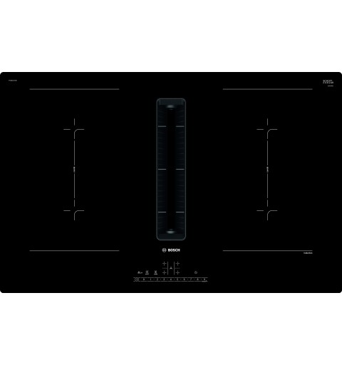 Bosch Serie 6 PVQ811F15E hobs Negro Integrado 80 cm Con placa de inducción 4 zona(s)