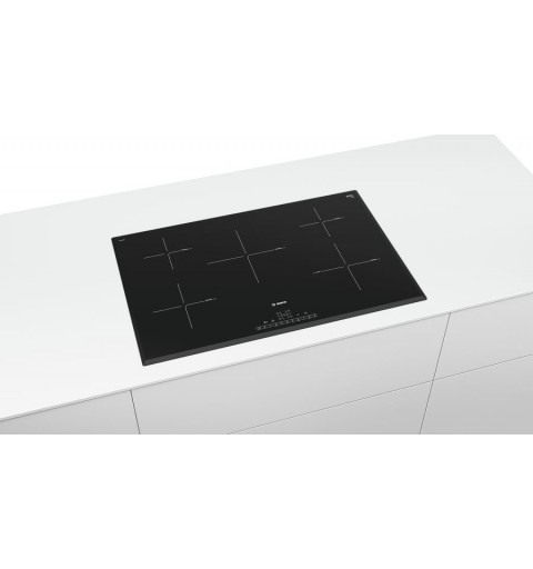 Bosch Serie 6 PIV851FC5E Kochfeld Schwarz Integriert 80 cm Zonen-Induktionskochfeld 5 Zone(n)