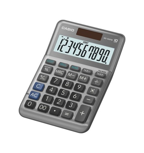 Casio MS-100FM calculadora Escritorio Calculadora básica Gris