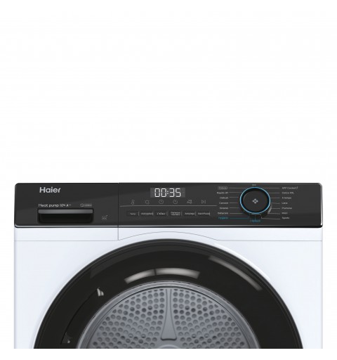 Haier HD100-A2939E-IT asciugatrice Libera installazione Caricamento frontale 10 kg A++ Nero, Bianco