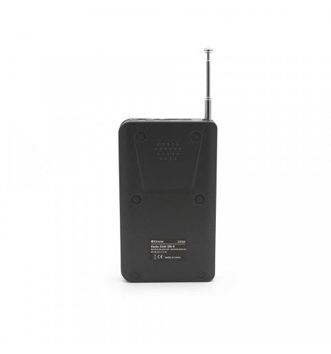 Xtreme Mini Radio DB-9 DAB+ Portátil Analógico y digital Negro