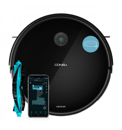 Cecotec 08145 robot vacuum 3 L Dust bag Black