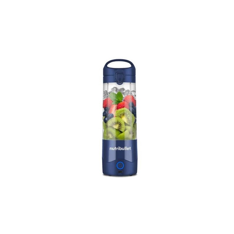 NutriBullet Portable 0,475 L Licuadora de vaso Azul, Marina