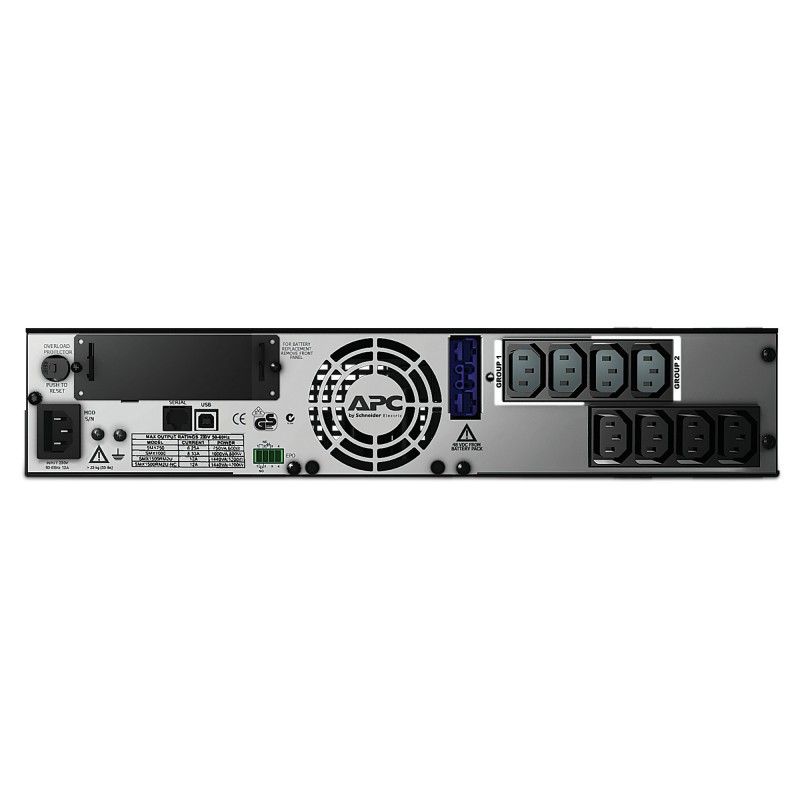APC Smart-UPS Unterbrechungsfreie Stromversorgung (USV) Line-Interaktiv 1 kVA 800 W 8 AC-Ausgänge