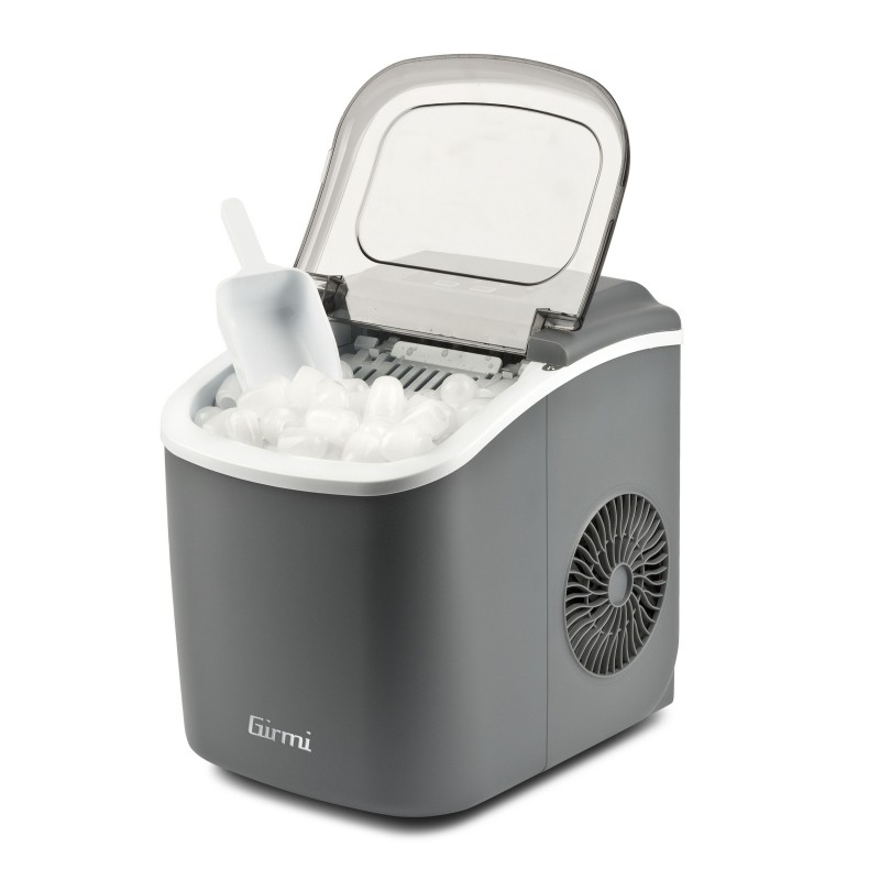 Girmi GH78 Macchina per ghiaccio portatile 12 kg 24h 100 W Grigio, Trasparente Girmi GH78 Macchina per ghiaccio portatile 12 kg 24h 100 W Grigio, Trasparente