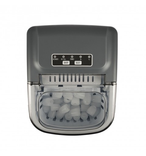 Girmi GH78 Machine à glaçon portable 12 kg 24h 100 W Gris, Transparent
