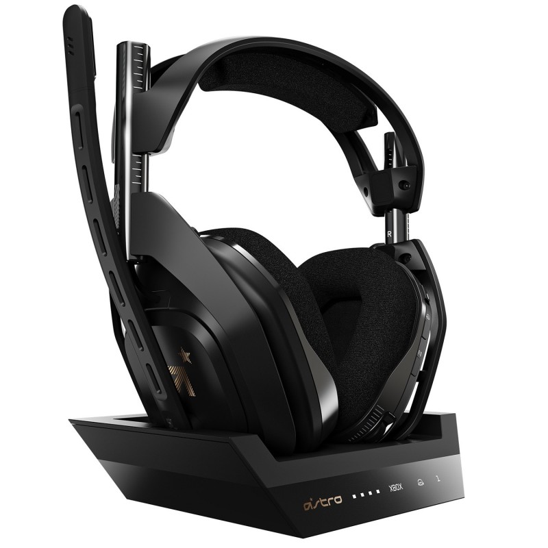 ASTRO Gaming A50 + Base Station Casque Sans fil Arceau Jouer Noir, Or