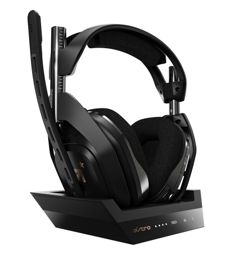 ASTRO Gaming A50 + Base Station Auricolare Wireless A Padiglione Giocare Nero, Oro