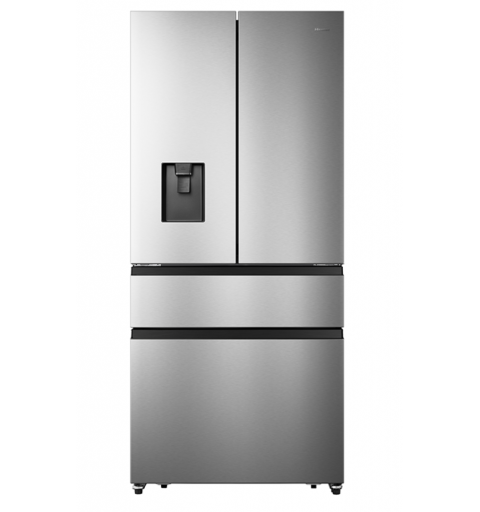 Hisense RF540N4WIE frigorifero side-by-side Libera installazione 480 L Classe E Silver