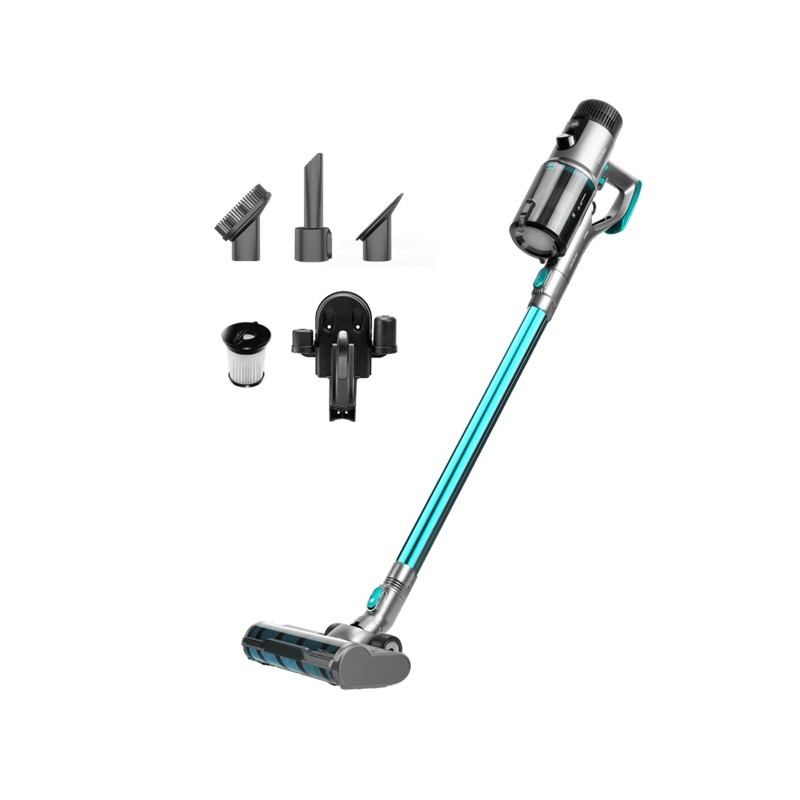 Cecotec Conga RockStar 880 Titanium handheld vacuum Black, Grey, Turquoise Bagless