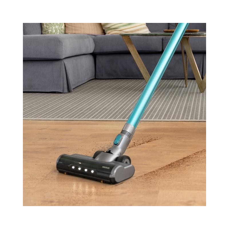 Cecotec Conga RockStar 880 Titanium Handstaubsauger Schwarz, Grau, Türkis Beutellos