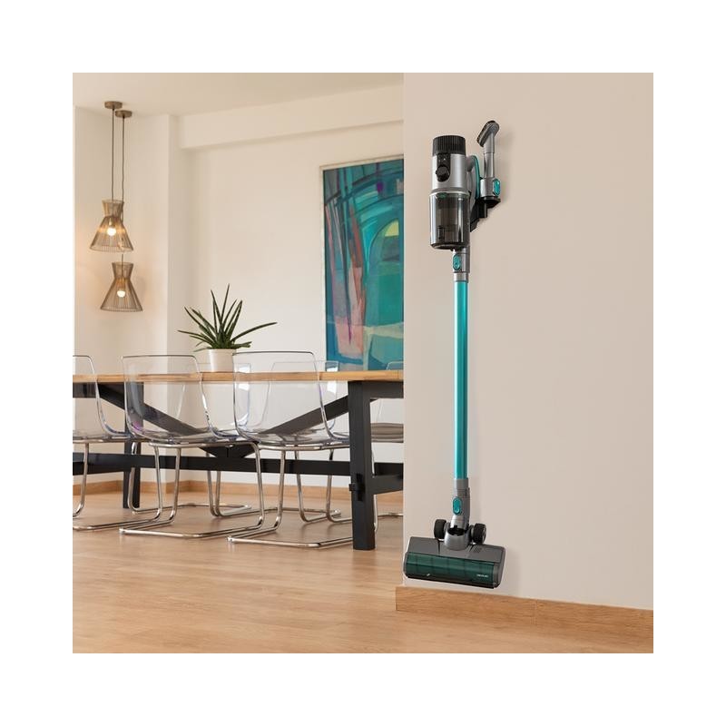 Cecotec Conga RockStar 880 Titanium Handstaubsauger Schwarz, Grau, Türkis Beutellos