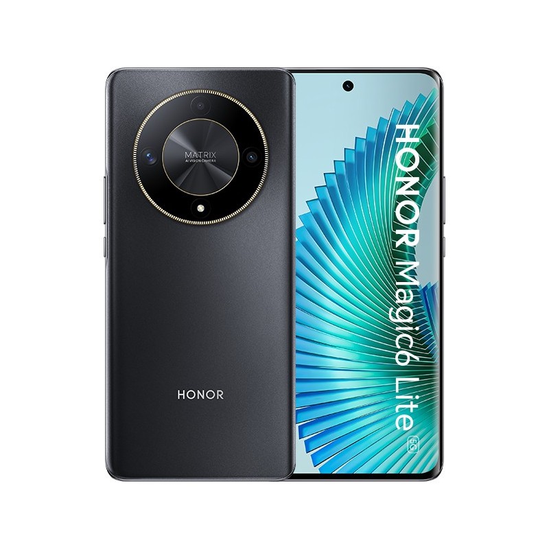 Honor Magic6 Lite 5G 17,2 cm (6.78") Dual-SIM Android 13 USB Typ-C 8 GB 256 GB 5300 mAh Schwarz