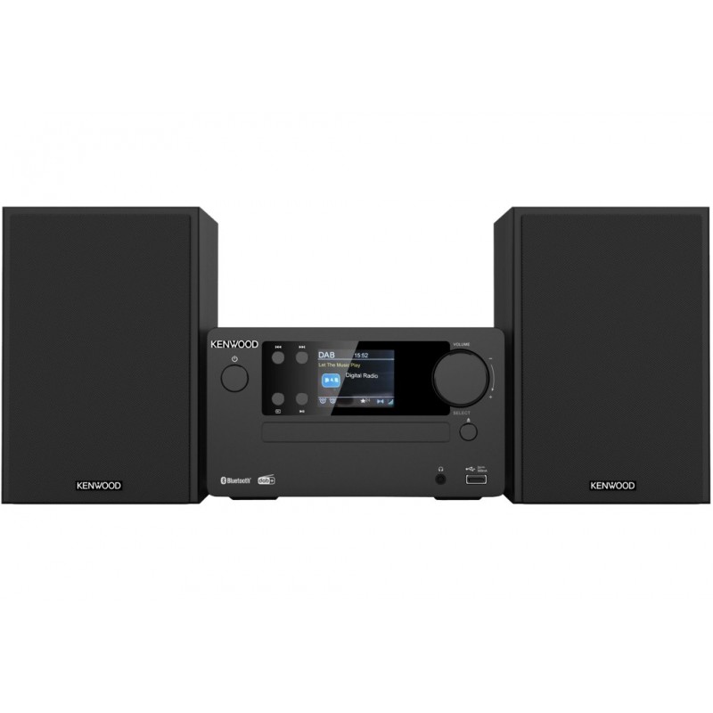 Kenwood Electronics M-725DAB-B ensemble audio pour la maison Système micro audio domestique 50 W Noir