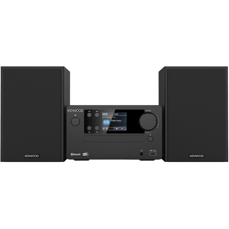 Kenwood Electronics M-725DAB-B sistema de audio para el hogar Microcadena de música para uso doméstico 50 W Negro