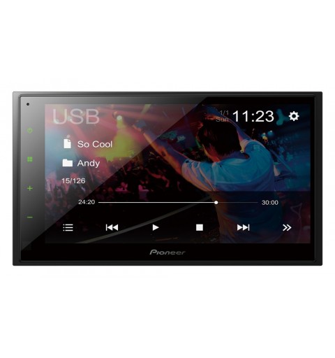 Pioneer DMH-A340DAB Noir 200 W Bluetooth
