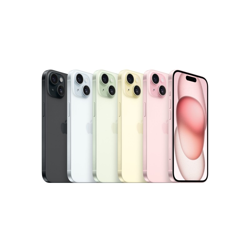 Apple iPhone 15 15,5 cm (6.1") Dual-SIM iOS 17 5G USB Typ-C 128 GB Pink