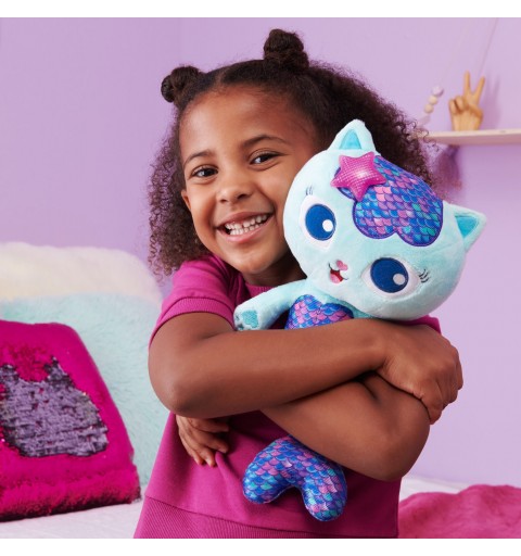 Gabby's Dollhouse , 14-inch Interactive Talking MerCat Plush Kids Toys with Lights, Music and Phrases Stuffed Animals for Girls