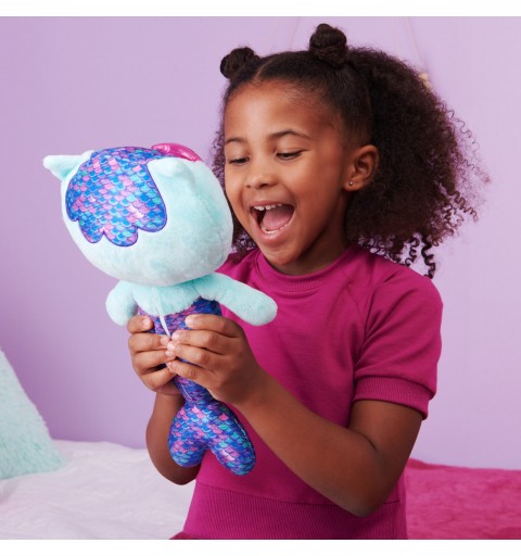 Gabby's Dollhouse , 14-inch Interactive Talking MerCat Plush Kids Toys with Lights, Music and Phrases Stuffed Animals for Girls