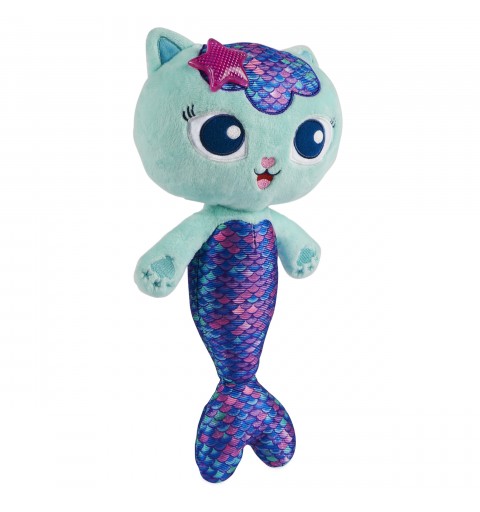 Gabby's Dollhouse , 14-inch Interactive Talking MerCat Plush Kids Toys with Lights, Music and Phrases Stuffed Animals for Girls