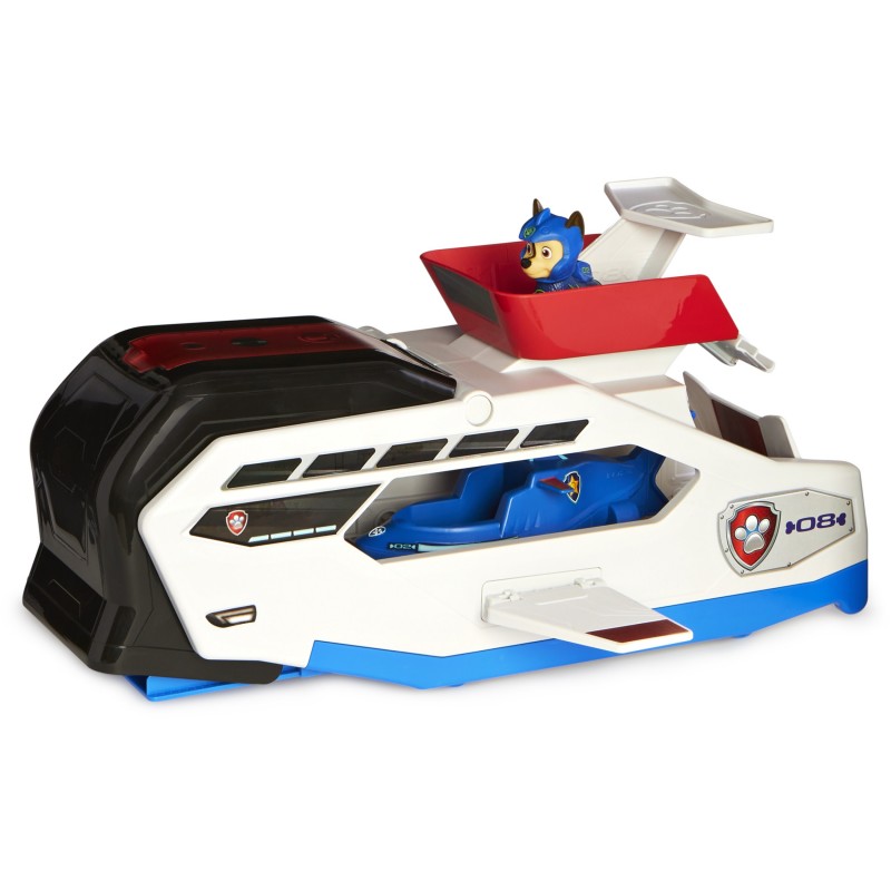 PAW Patrol PAT' PATROUILLE AQUA PUPS - WHALE PATROLLER - Vehicule Pat Patrouille Thème Mer Et Aventures Sous-Marines - Pat
