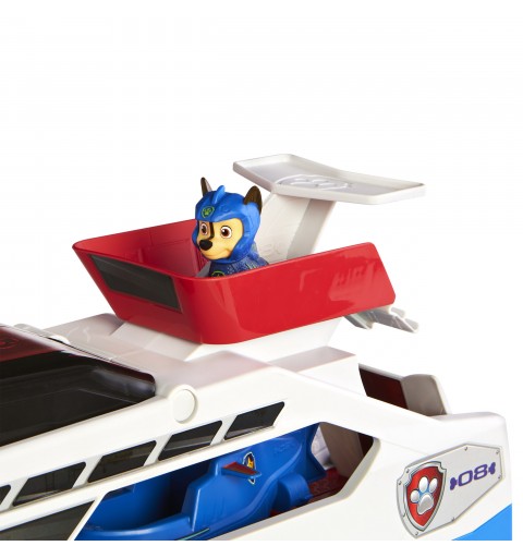 PAW Patrol PAT' PATROUILLE AQUA PUPS - WHALE PATROLLER - Vehicule Pat Patrouille Thème Mer Et Aventures Sous-Marines - Pat