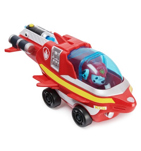PAW Patrol , Veicolo Trasformabile Aqua Pups di Marshall per Avventure Marine, Personaggio di Marshall incluso, Giochi per