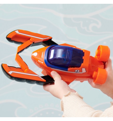 PAW Patrol , Veicolo Trasformabile Aqua Pups di Zuma per Avventure Marine, Personaggio di Zuma incluso, Giochi per Bambini e