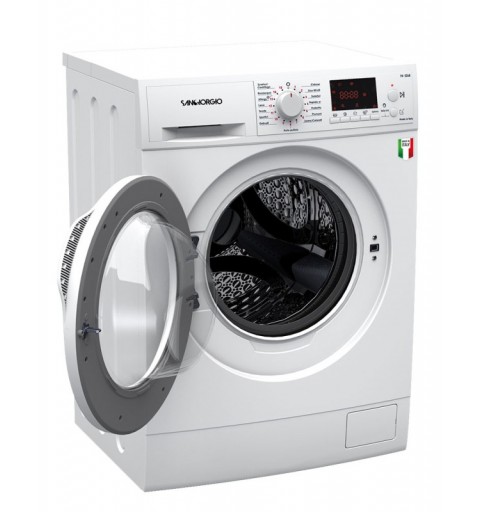 SanGiorgio FAMIGLIA - F4 Star Waschmaschine Frontlader 8 kg 1400 RPM Weiß