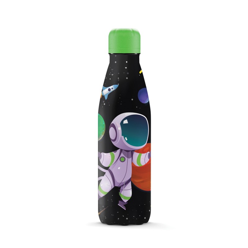 The Steel Bottle Spaceman Tägliche Nutzung 500 ml Edelstahl Mehrfarbig