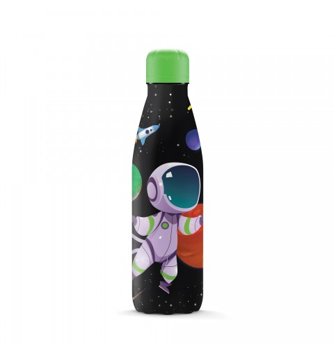 The Steel Bottle Spaceman Tägliche Nutzung 500 ml Edelstahl Mehrfarbig