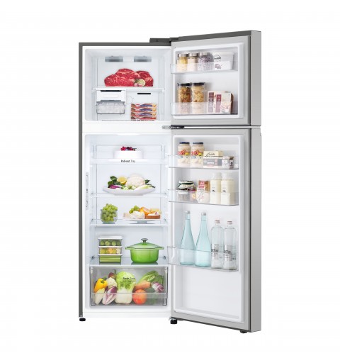 LG GTBV38PZGKD Frigorifero doppia porta 60cm, Classe E, 335L, Door & Linear Cooling, Inox