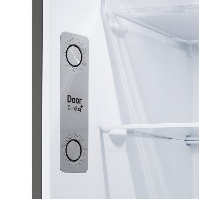 LG GTBV38PZGKD fridge-freezer Freestanding 335 L E Stainless steel