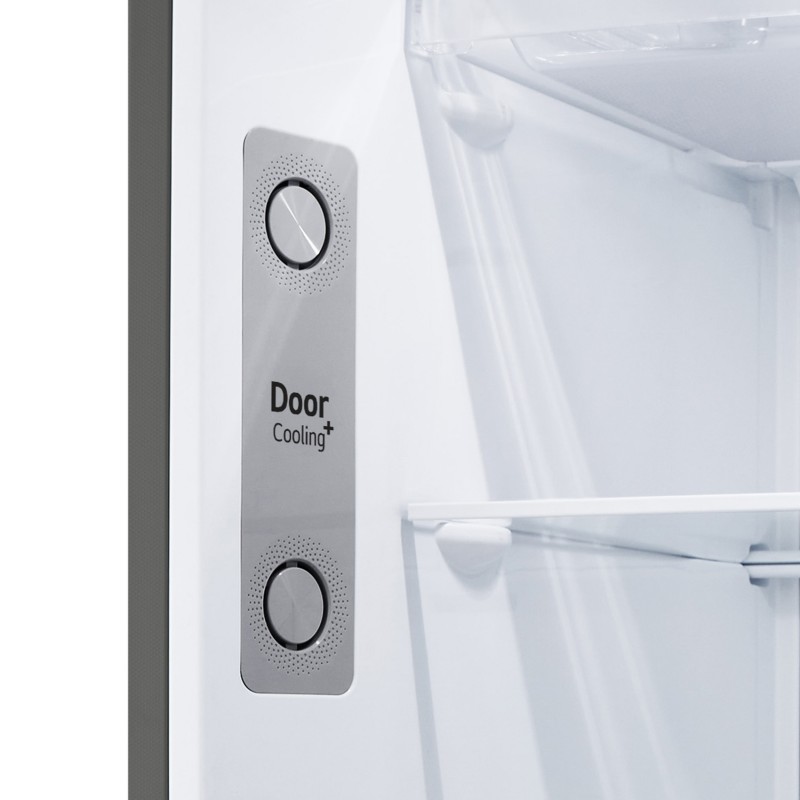 LG GTBV38PZGKD Frigorifero doppia porta 60cm, Classe E, 335L, Door & Linear Cooling, Inox