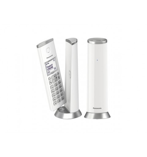 Panasonic KX-TGK212JTW teléfono Teléfono DECT Identificador de llamadas Blanco