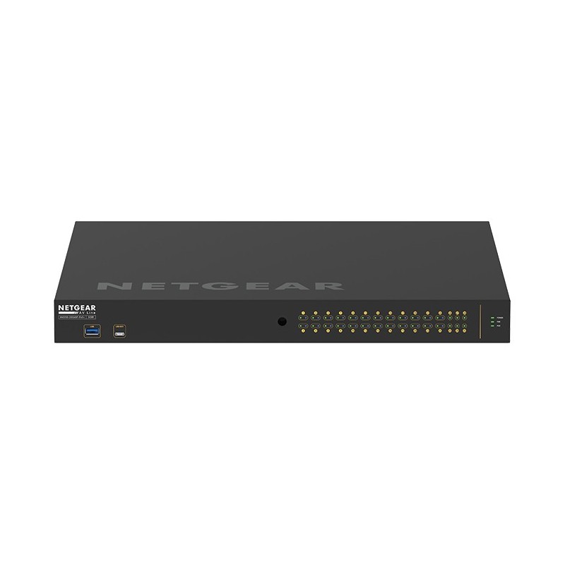 NETGEAR M4250-26G4XF-PoE+ Managed L2 L3 Gigabit Ethernet (10 100 1000) Power over Ethernet (PoE) 1U Schwarz